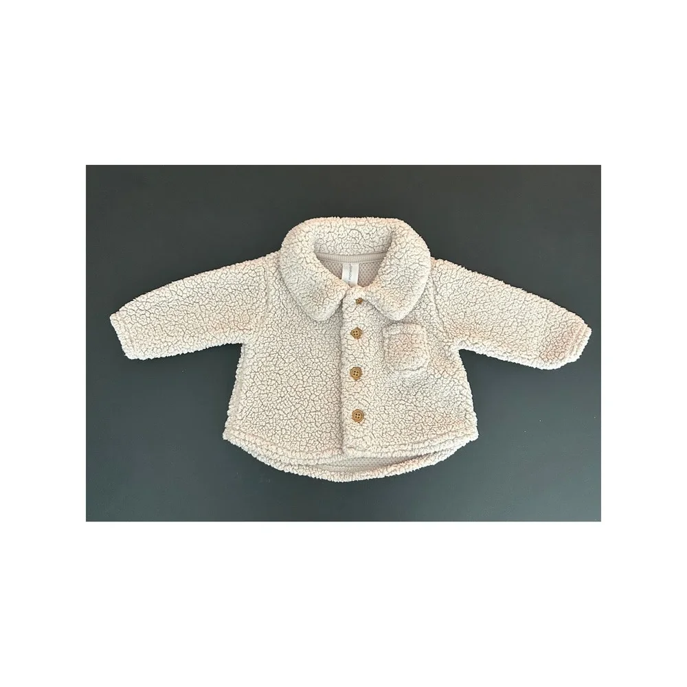 Modern Moments by Gerber Baby 0-3M Sherpa Fleece Jacket and Pants Set (0014)